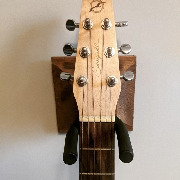 Wooden adjustable guitar wall hanger- display-Gift for him-Music lover r… - Picture 2 of 5